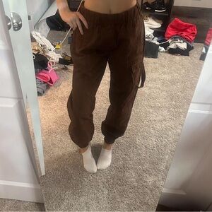 Brown cargo pants